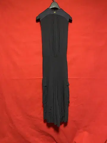 G-STAR RAW 블랙 집업 롱 드레스