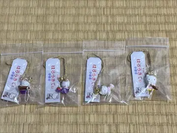 이와테 한정 헬로키티 지역 특산품 네츠케 나카손지 4개 세트