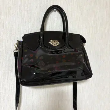 ANNA SUI HELLO KITTY 콜라보 2WAY 클리어 백