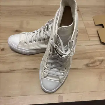 올스타 CONVERSE 화이트 스니커즈 27.0 cm 라이트