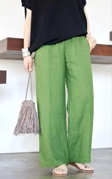 JOURNAL STANDARD 린넨 이지 슬랙스 팬츠