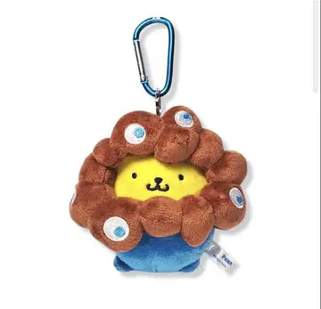 오사카 엑스포 얏쿠얏쿠 변신 봉제 인형 카라비너 키링 폼폼푸딩 새상품
