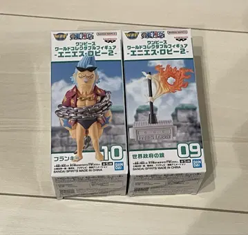 원피스 에니에스 로비 2 피규어 세계 정부 깃발 프랭키 2종 세트