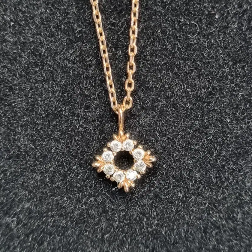 STONEHENGE | 스톤헨지 14K Diamond Necklace, Stonehenge on