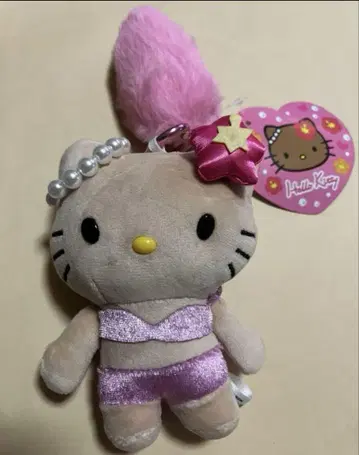 HELLO KITTY GOGO 갸루 꼬리 마스코트 키링 일광화상