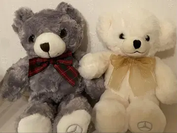 메르세데스 벤츠 봉제 인형 2종 세트