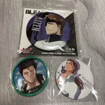 BLEACH 네이비 나염 소우스케 캔뱃지