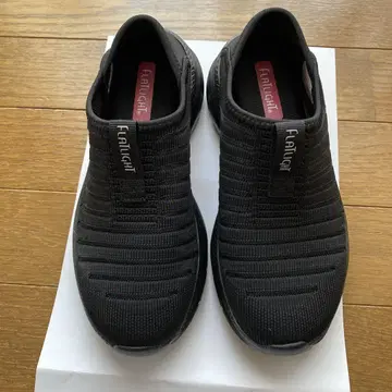 슬립온 슈즈 여성용 BLACK 23cm 슬립인