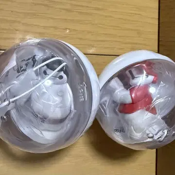 디즈니 베이맥스 캡슐 토이 2개 세트 스모 야구 세트