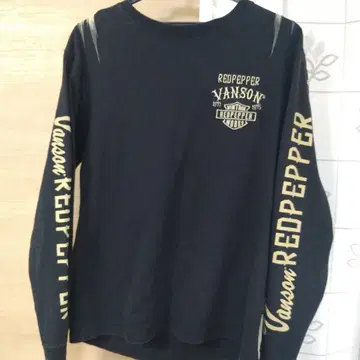 Vanson Redpepper 긴팔 셔츠 L 블랙