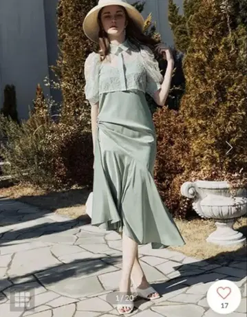 eimy istoire 레이스 블라우스 셋업 원피스