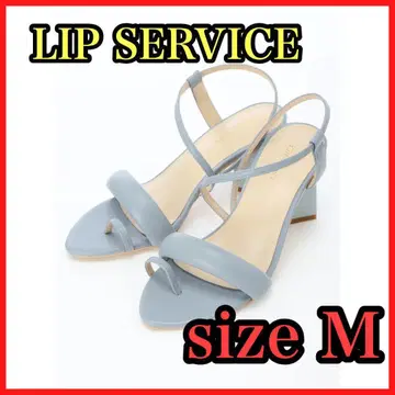 립 서비스 LIP SERVICE 쿠션 벨트 샌들 (색스)