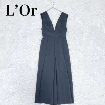 인기 L'Or I-line jumper skirt 오버롤 스커트