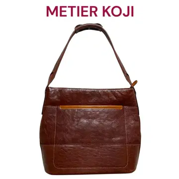 새상품급 METIER KOJI 가죽 숄더백 백 천연 가죽
