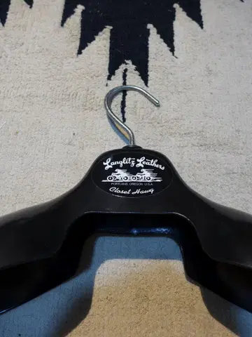 정품 langlitz 랭글리츠 가죽 leathers 행거 블랙 선셋 베이
