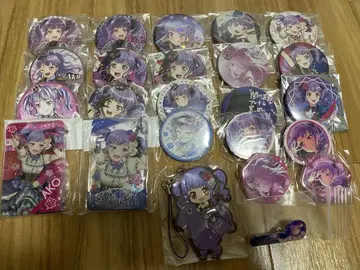 Roselia 우타가와 아코 캔뱃지 아크릴 블록 키링