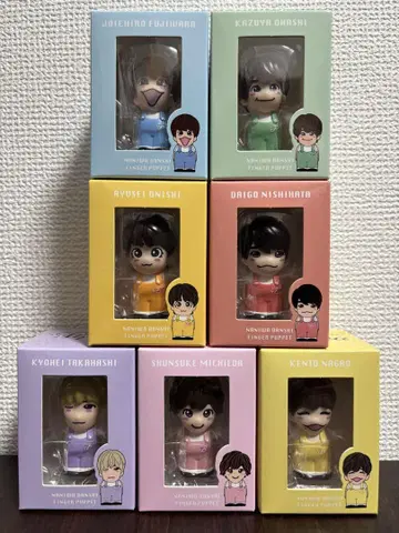 나니와 단시 손가락 인형 7개 세트