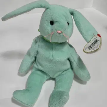 티와이 비니 베이비 녹색 토끼 히피티 인형 ty 키덜트 | 브랜드