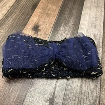 CA4LA 네이비 리본 헤어밴드