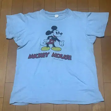 미키마우스 티셔츠 빈티지 80's