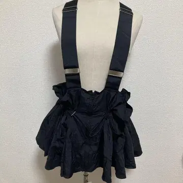 Deux Amour 두자무르 드로스트 서스펜더 상의 블랙