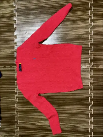 POLO Ralph Lauren 빨간색 케이블 니트 M