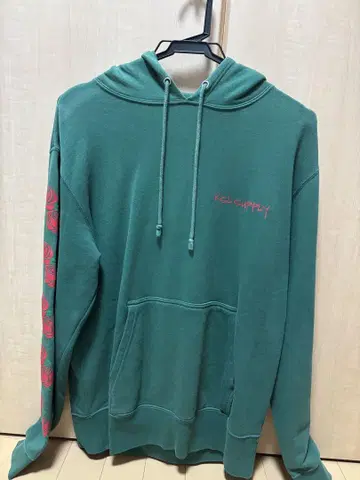 KSL Supply 그린 후드 부착 후드티 M