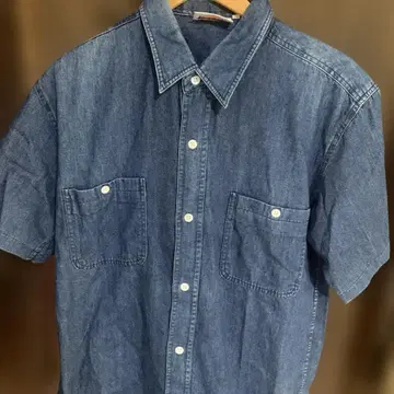 디키즈 반팔 데님 셔츠 사이즈 LL