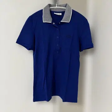 라코스테 네이비 슬림 핏 폴로 셔츠 36