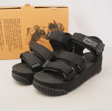 새상품급 SHAKA NEO BUNGY PLATFORM 23cm 블랙