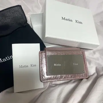 Martin Kim 지갑 명함지갑 카드 케이스 미니 지갑 핑크