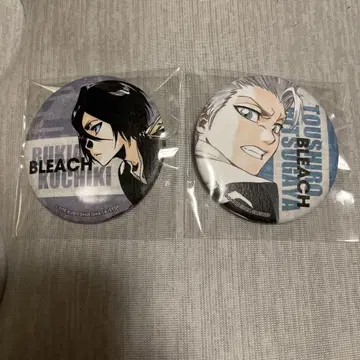 BLEACH 와시풍 캔뱃지 히츠지루시 루키아