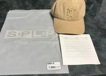 SPLR 베이지 코듀로이 캡