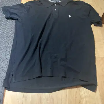 U.S. POLO ASSN. 블랙 피케 셔츠 XL