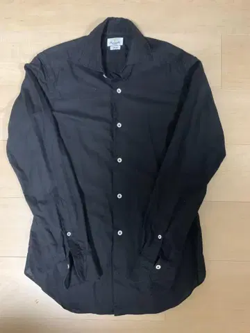 Giannetto 블랙 슬림 핏 드레스 셔츠 15/38