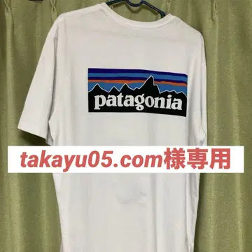 Patagonia 파타고니아 티셔츠 화이트 남성용 M 사이즈