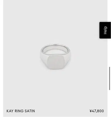 미사용 새상품 TOMWOOD (톰우드) Kay Ring Satin 58