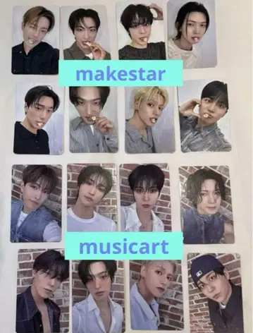 ATEEZ MUSICART makestar 대면 영통 트레카 세트 16장