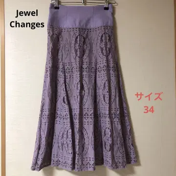 Jewel Changes 레이스 스커트 (언더 스커트 포함) 사이즈 34