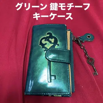 그린 열쇠 모티브 키 케이스