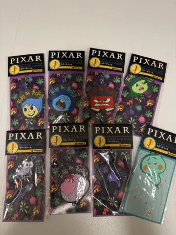 Happy 복권 / PIXAR 2025 J 상 러버 참 8개 세트
