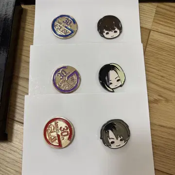 GLAY 복권 핀즈 세트 상 3종 세트