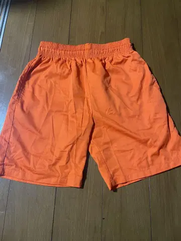 cookman 하프 팬츠 오렌지