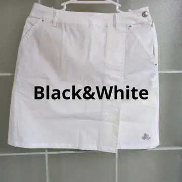 Black&White 블랙 앤 화이트 골프 스커트 M