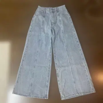 archives 리본 자수 와이드 데님