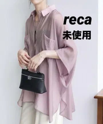 reca 미사용 돌먼 시어 셔츠 핑크 시어 셔츠