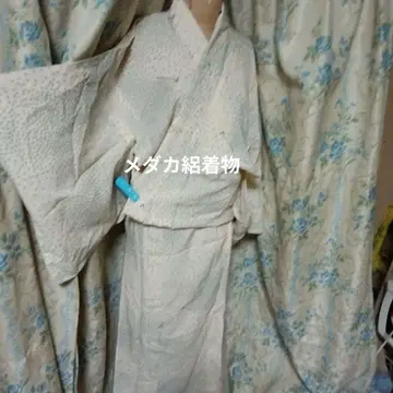 워셔블 메다카 명주 기모노 새상품급