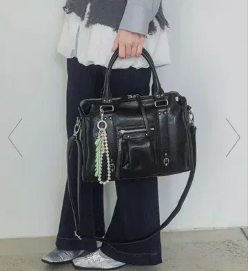 앤티크 인조 가죽 보스턴