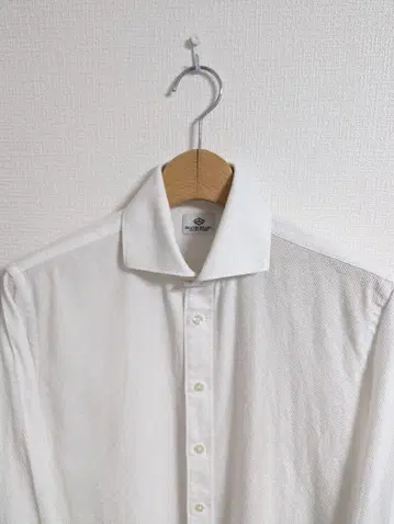 새상품급 빔즈 셔츠 코튼 칼라 컷어웨이 칼라 화이트 M