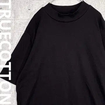 1546 TRUECOTTON 트루 코튼 반팔 티셔츠 블랙 L